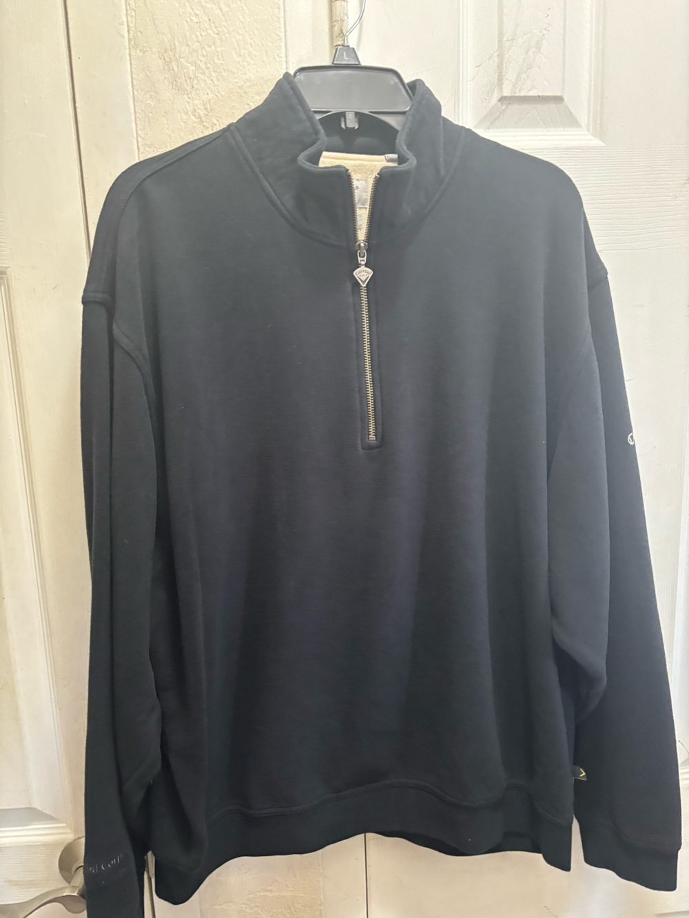 Callaway Men's Black Quarter-Zip Sweater
